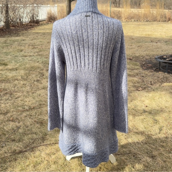 Prana The Angelica Duster Blue Size Large Chunky Sweater - Picture 5 of 11